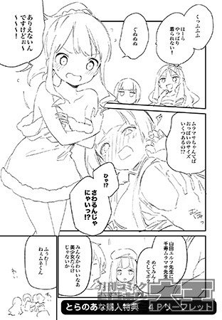 「とらのあな」購入特典【描き下ろし4Pリーフレット】